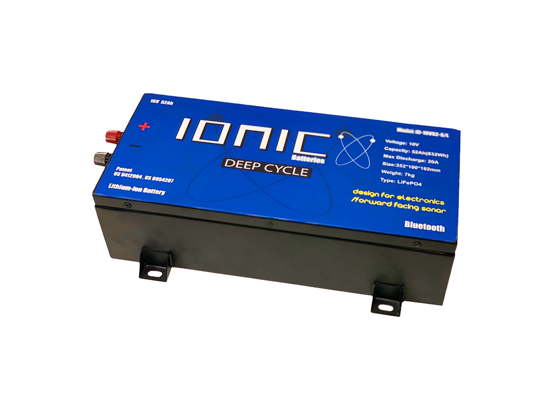 Ionic Lithium 16V 52Ah LiFePO4 Battery + Charger