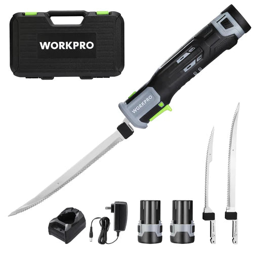 WORKPRO 12V CORDLESS ELECTRIC FILLET KNIFE
