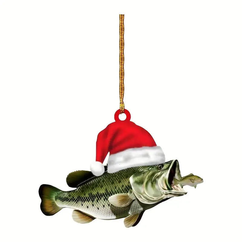 BASS FISHING ORNAMENTS