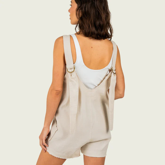 MARSH WEAR WOMEN'S LOWTIDE LINEN ROMPER