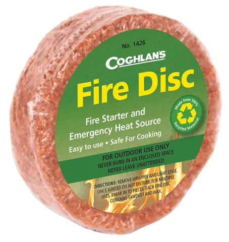 COGHLAN'S FIRE DISC - FIRE STARTER 3.5 OZ