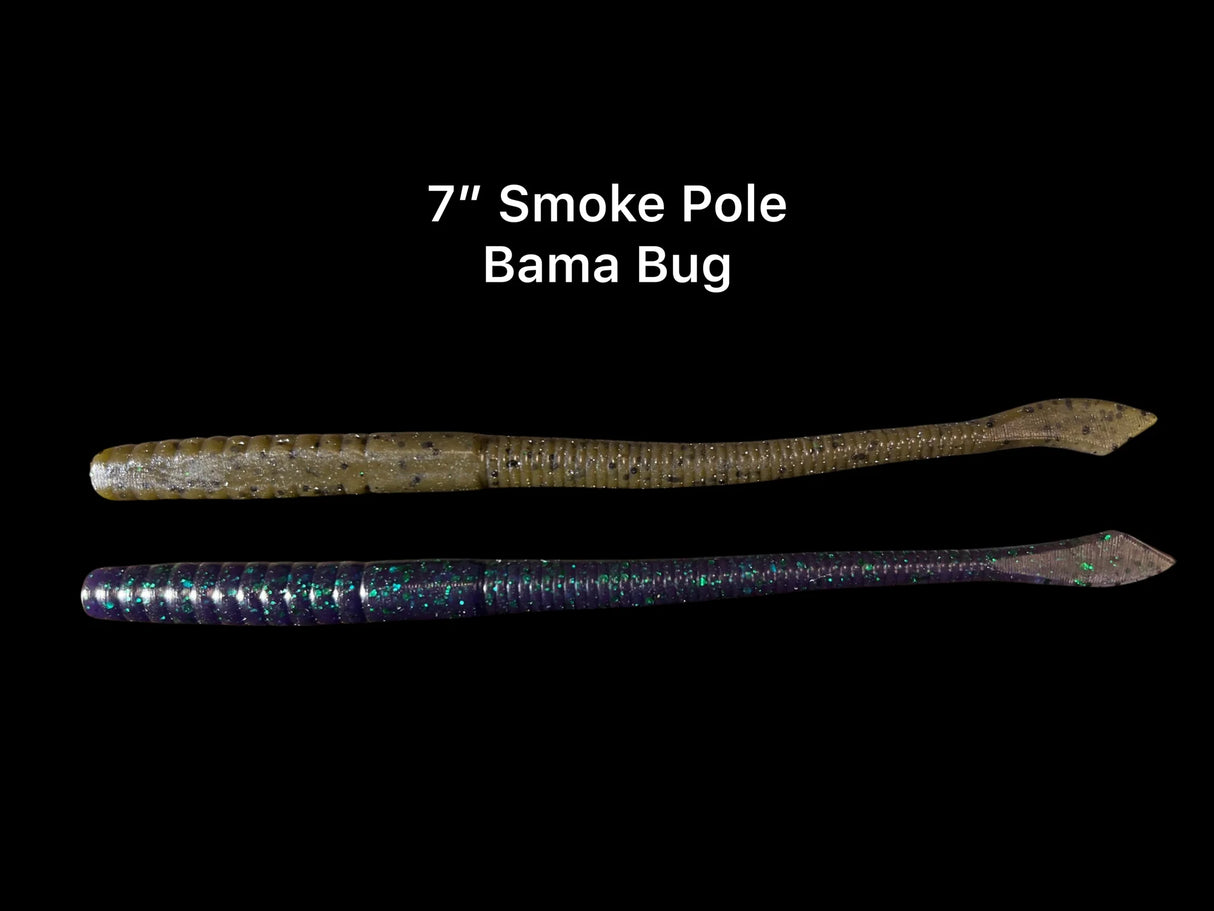 BOJANGLE BAITS 7" SMOKE POLE SOFT BAITS