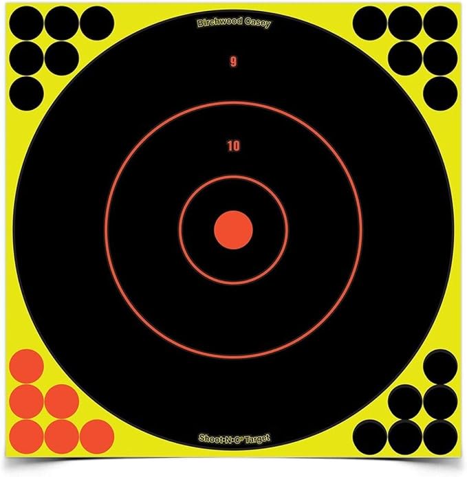BIRCHWOOD CASEY BSHOOT N.C 17.25" BULL'S-EYE 5 TARGET