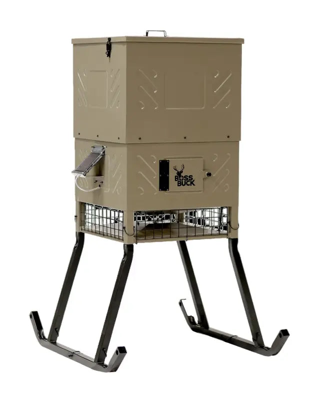 BOSS BUCK STAND & FILL HOPPER 600 LB
