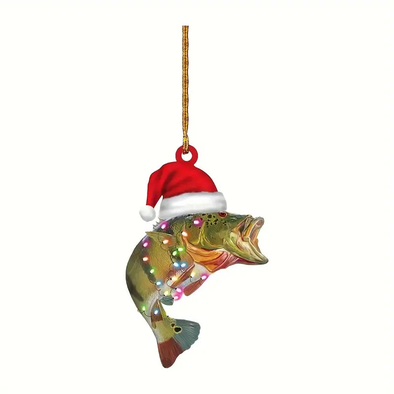 BASS FISHING ORNAMENTS