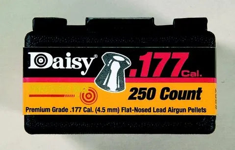 DAISY BELT CLIP 250CT BOX FLAT-NOSED PELLETS .177CAL