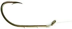 SNELLED BRONZE BAITHOLDER HOOKS 6PK