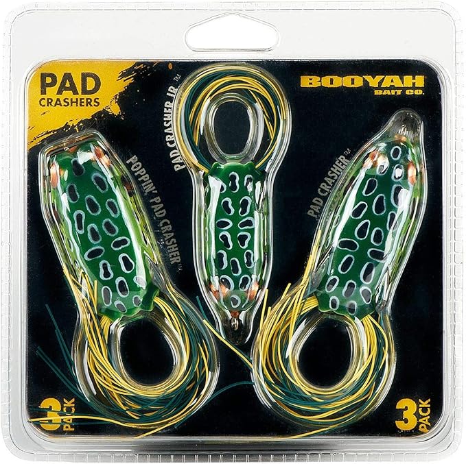 BOOYAH PAD CRASHERS 3PCK FROGS