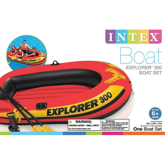 INTEX EXPLORER 300 BOAT SET