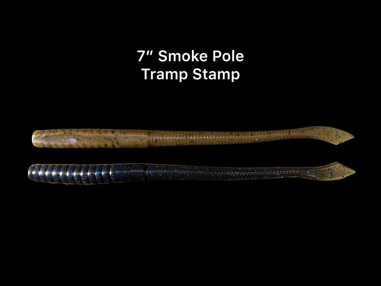 BOJANGLE BAITS 7" SMOKE POLE SOFT BAITS