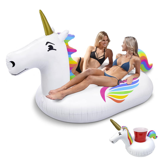 GOFLOATS WINGLESS UNICORN WITH UNICORN DRINK FLOAT