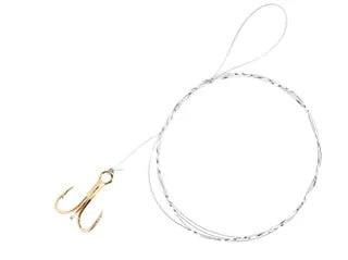 EAGLE CLAW GOLD 2X TREBLE SNELLS 3PK