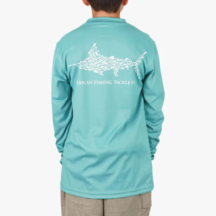 AFTCO YOUTH JIGFISH UV PROTECTION LS SHIRT