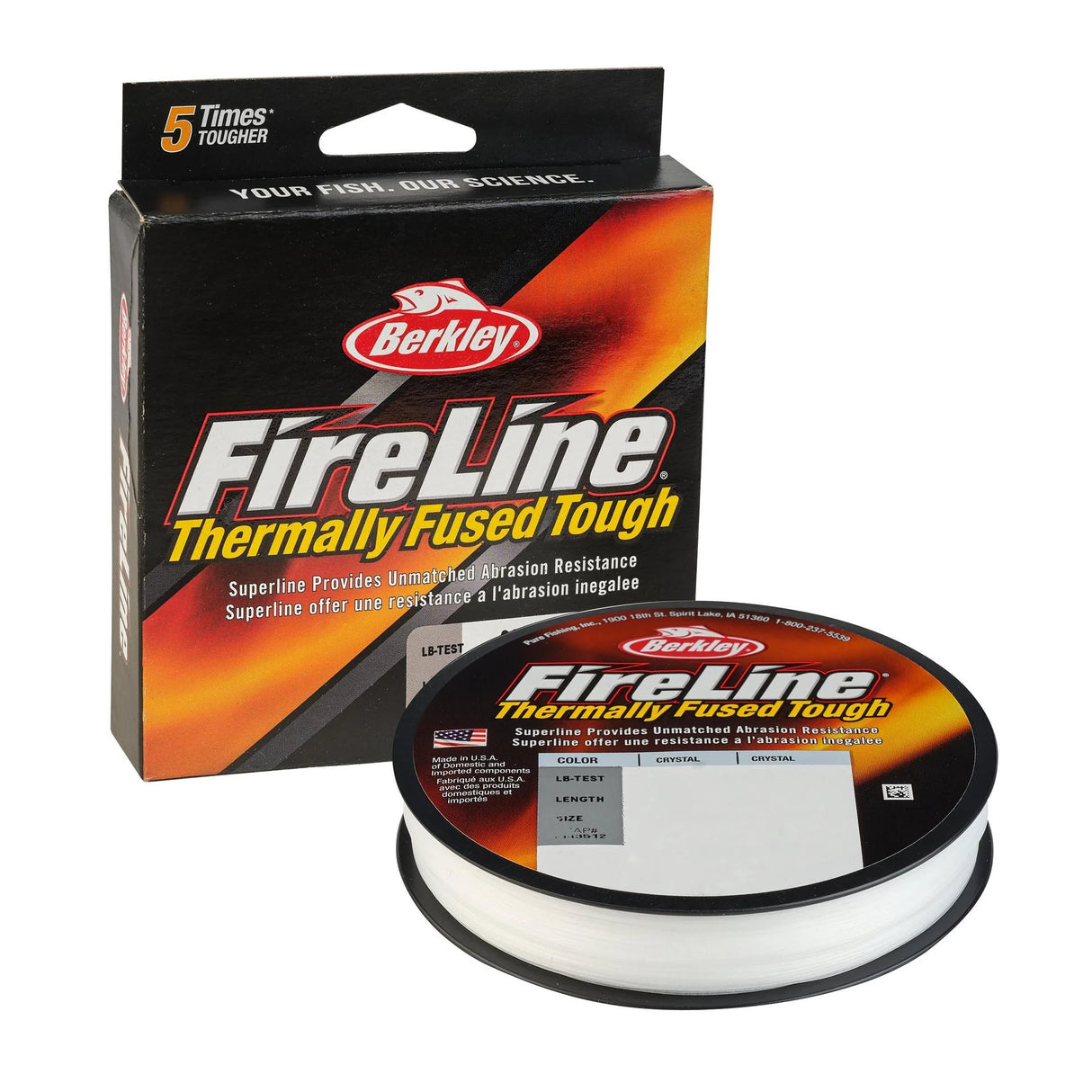 BERKLEY FIRELINE THERMALLY FUSED TOUGH FISHING LINE