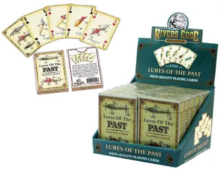 LURES OF THE PAST PLAYING CARDS DISPLAY