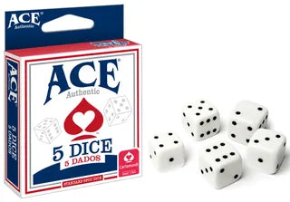 ACE STANDARD SPOT DICE 5 PC