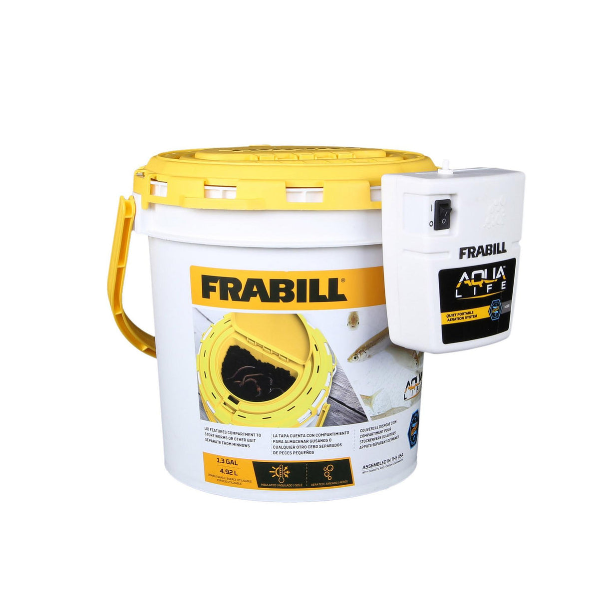 FRABIL AERATED DUAL BAIT BUCKET