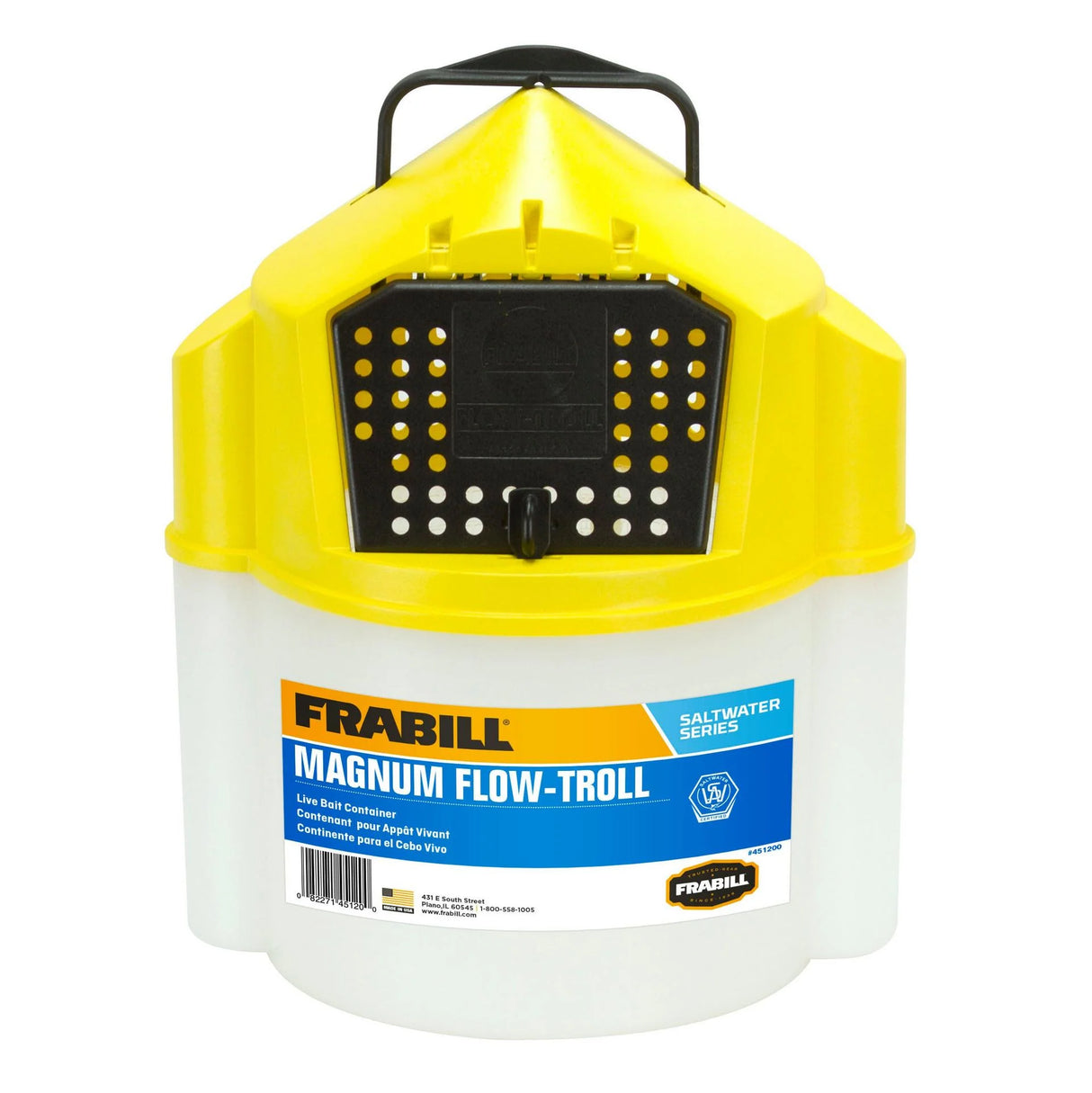FRABILL MAGNUM SHRIMP FLOW-TROLL BAIT CONTAINER