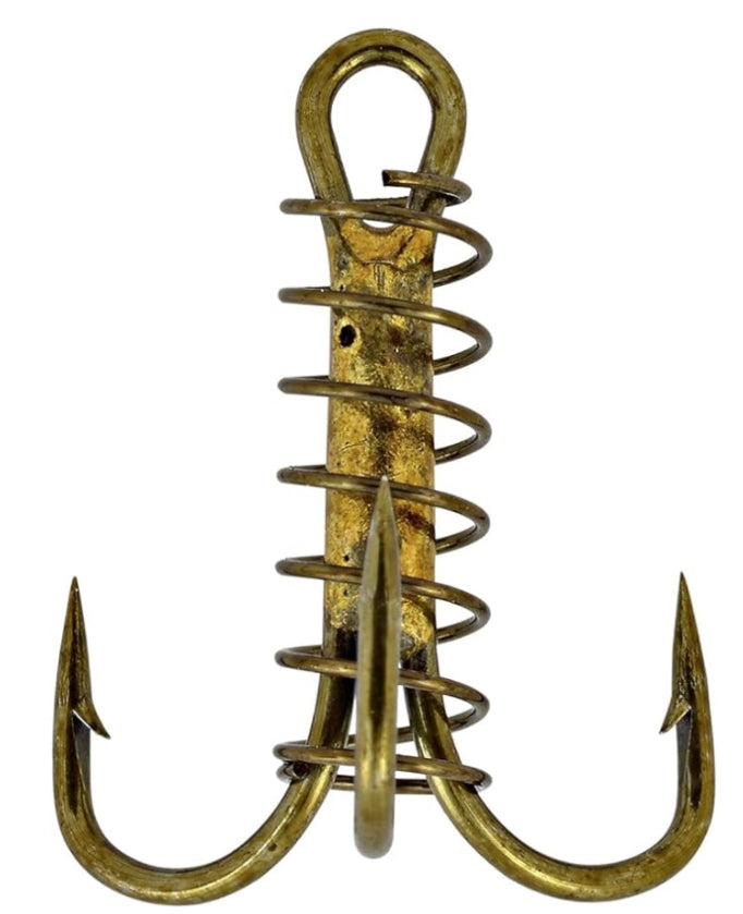 LITTLE RIVER BRONZE DOBY TREBLE HOOKS 3PCK #8