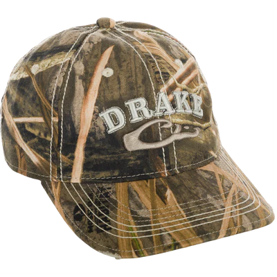 DRAKE DISTRESSED 6-PANEL BALL CAP