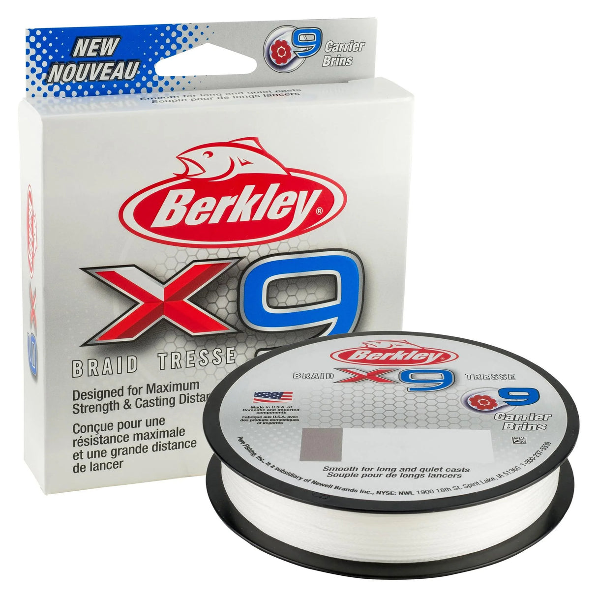 BERKLEY X9 BRAID TRESSE FISHING LINE