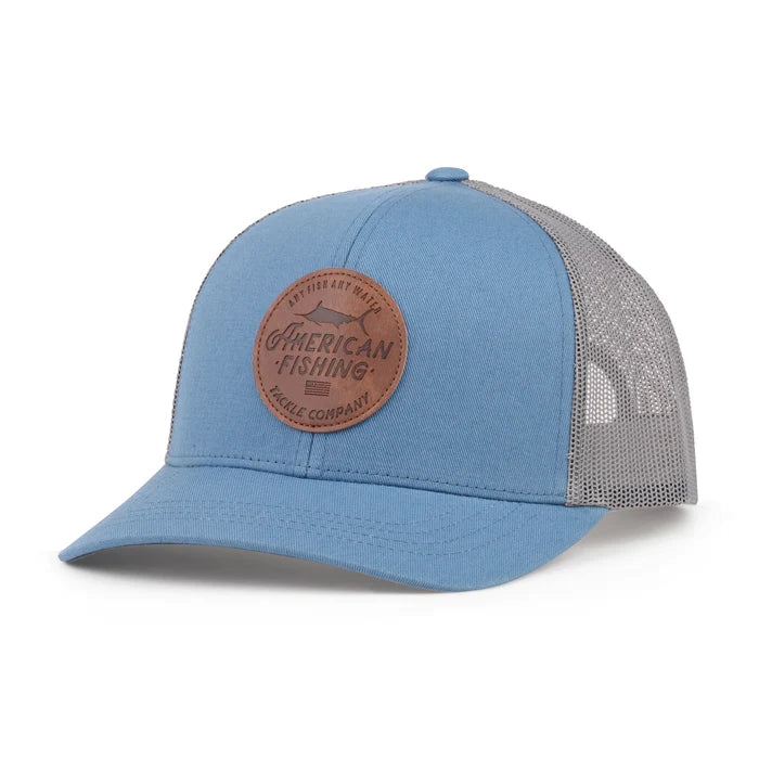 AFTCO LEMONADE LEATHER TRUCKER HAT