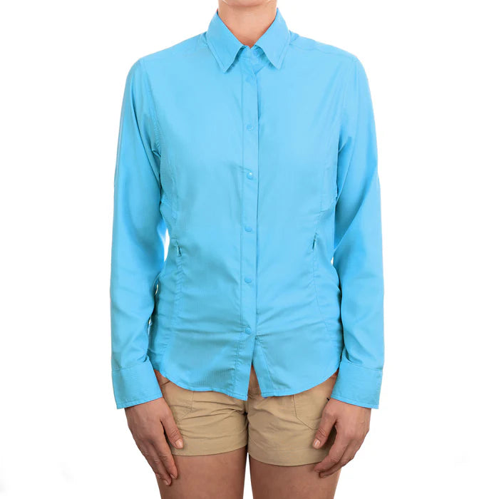 AFTCO WOMEN'S RANGLE LS VENTED FISHING SHIRT