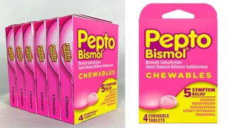 PEPTO BISMOL 4PC CHEWABLE TABLETS