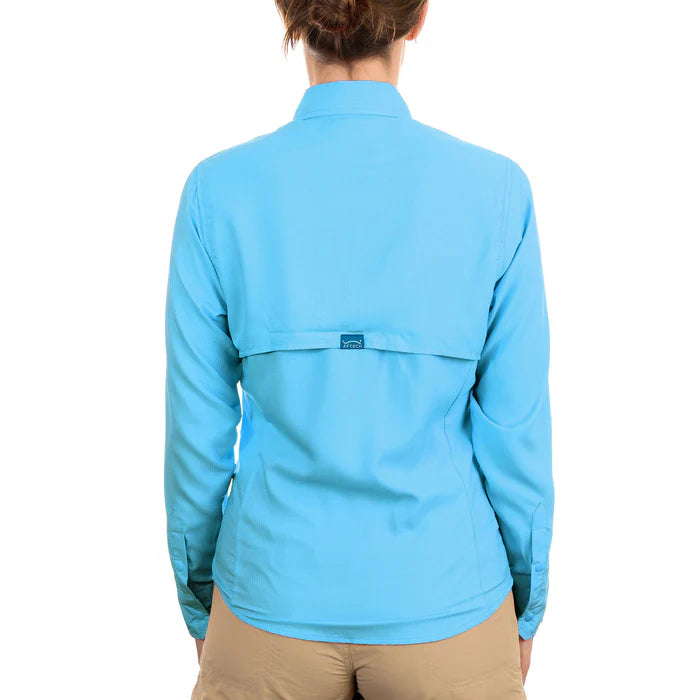 AFTCO WOMEN'S RANGLE LS VENTED FISHING SHIRT