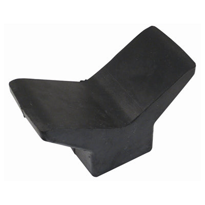 V-BOW STOP BLACK 3.75x4"