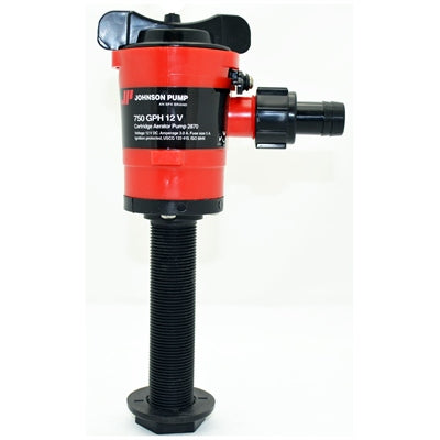 JOHNSON PUMP 750 GPH CARTRIDGE AERATOR PUMP STRAIGHT 12V