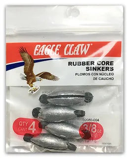 EAGLE CLAW RUBBER CORE- TWIST LOCK SINKERS