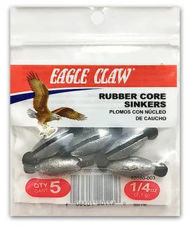 EAGLE CLAW RUBBER CORE- TWIST LOCK SINKERS