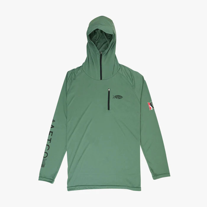 AFTCO JASON CHRISTIE HOODED PERFORMANCE SHIRT