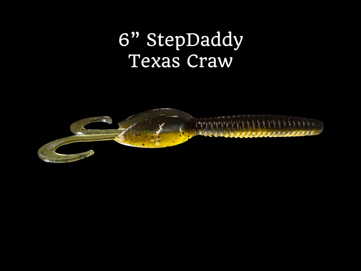 BOJANGLE BAITS 6" STEPDADDY SOFT BAITS