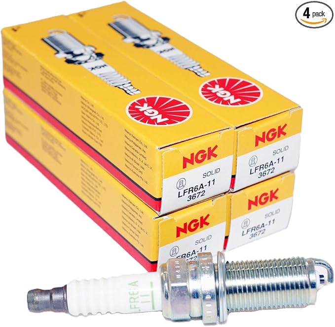 SHOP NGK Spark Plug LFR6A- Set of 4