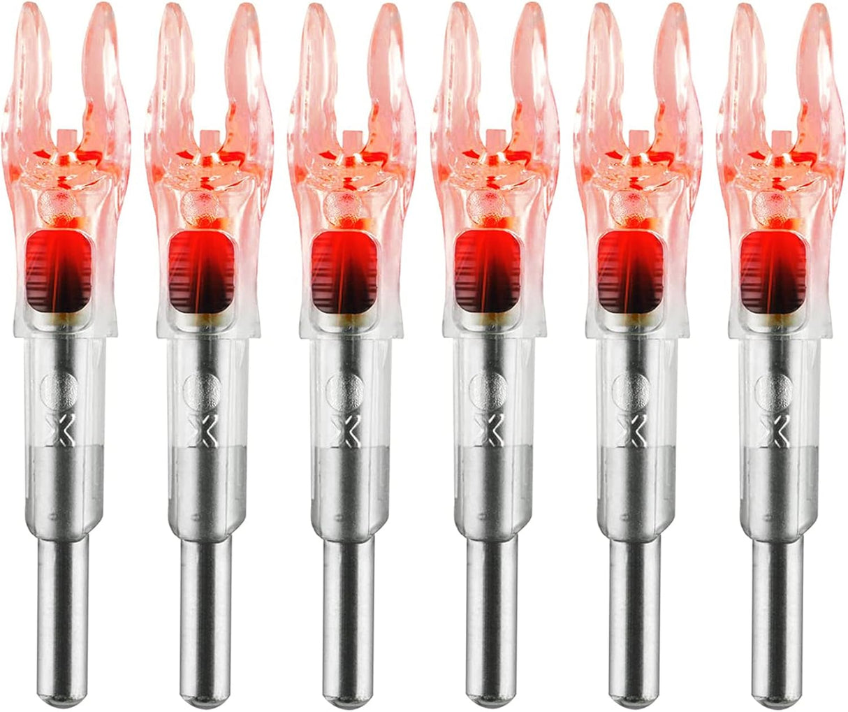 X LIGHTED NOCKS FOR ARROWS 6PCS