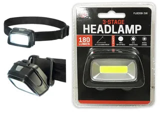 LUMEN COB BLACK HEAD LAMP