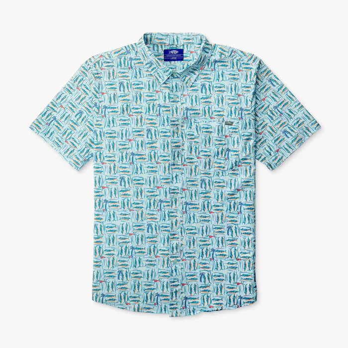 AFTCO BOATBAR SS BUTTON DOWN SHIRT | QUIET TIDE