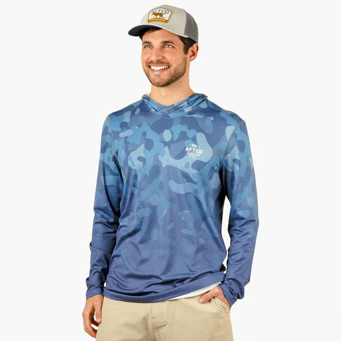 AFTCO OG CAMO UVX LS SUN PROTECTION HOODIE
