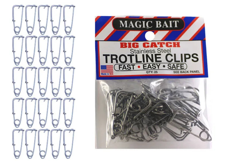 MAGIC BAIT BIG CATCH TROTLINE CLIPS 25PK