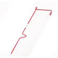 CURVED HI-TECH 20" BANK ROD HOLDER RED