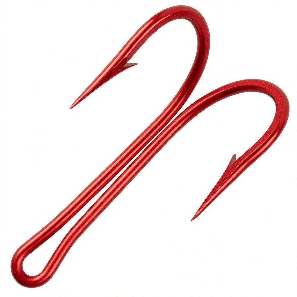 SCUM FROG RED 20MM URCHIN / FROG HOOK 4PK