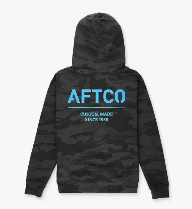 AFTCO YOUTH RADAR CAMO PULLOVER HOODIE