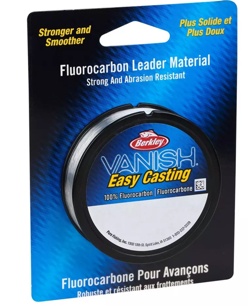 BERKLEY VANISH LEADER MATERIAL EASY CASTING FISHING LINE