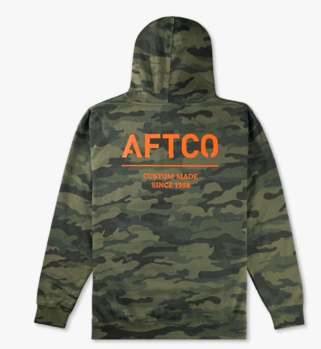 AFTCO MEN RADAR CAMO PULLOVER HOODIE