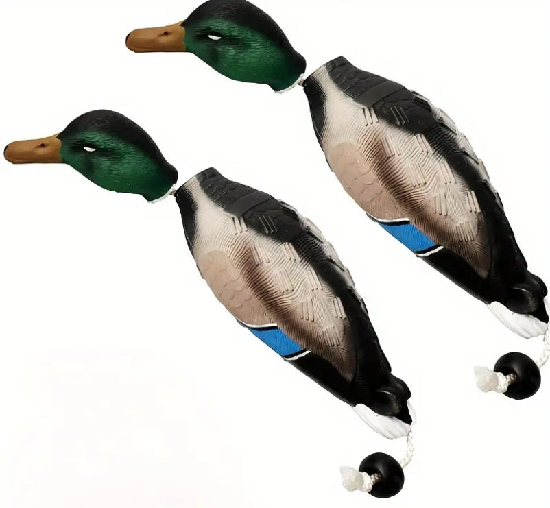 DOG TRAINING DUCK TOY 2PC