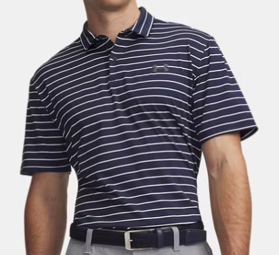 UNDER ARMOUR MENS MATCHPLAY STRIPE POLO