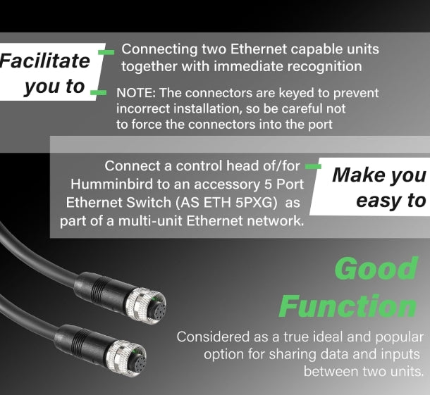 HUMMINBIRD ETHERNET CABLE 5FT