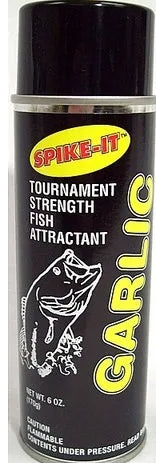 SPIKE-IT AEROSOL SPRAY GARLIC SCENT FISH ATTRACTANT 6 OZ
